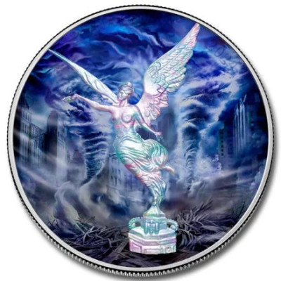 Mexiko Libertad - Naturkrafter - Luft - 1 Oz - Silver Samlarmynt