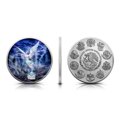 Mexiko Libertad - Naturkrafter - Luft - 1 Oz - Silver Samlarmynt