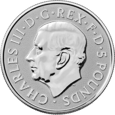 Tudor Beasts Greyhound av Richmond - 2 Oz - Silverinvesteringsmynt