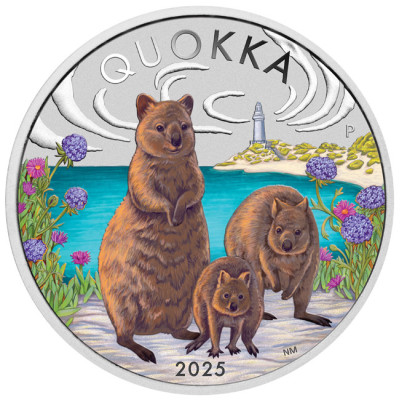 Australisk Quokka (2025) - 1 Oz - Silver Samlarmynt