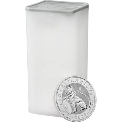 Brittiskt lejon (2025) - 1 Oz - silverinvesteringsmynt
