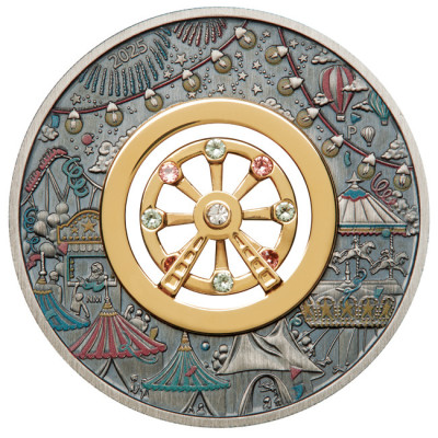 Ferris Wheel (2025) - 2 Oz - Silver Samlarmynt