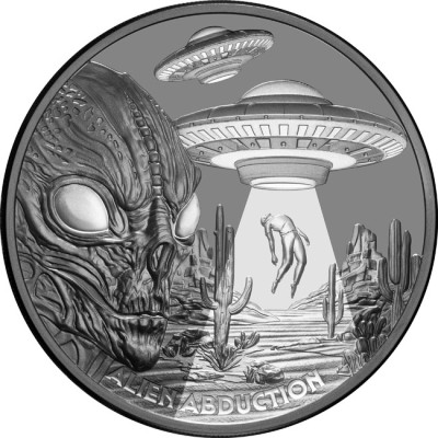 Alien Abduction (2025) - 1 Oz - Silver Samlarmynt