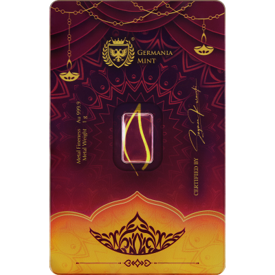 Germania Mint Diwali - 1g - guldinvesteringstacka