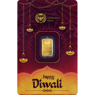 Germania Mint Diwali - 1g - guldinvesteringstacka