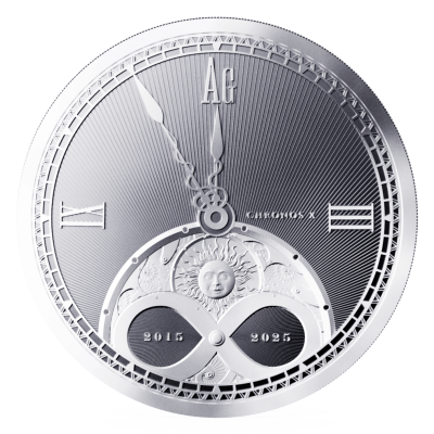 Chronos (2025) - 1 Oz - Silver  investering (leverans 18.9.2025.)