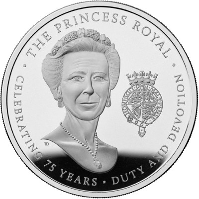 Prinsessan Annas jubileum (2025) - 28g - samlarmynt i silver