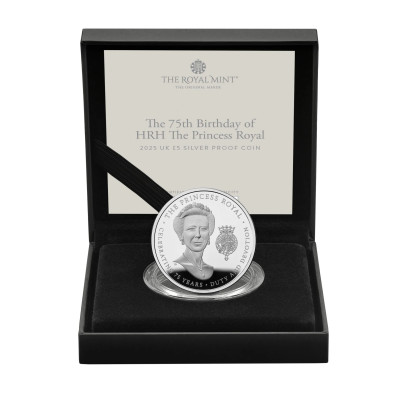 Prinsessan Annas jubileum (2025) - 28g - samlarmynt i silver