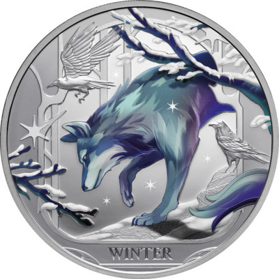 Vintervarg (2025) - 1 Oz - Silver Samlarmynt
