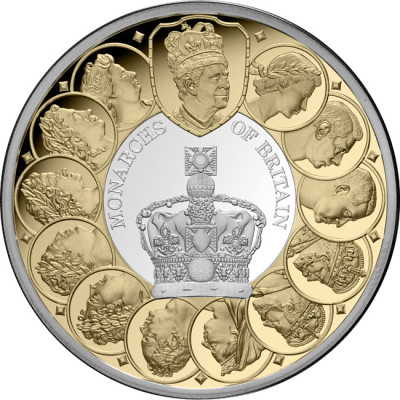 Storbritanniens monarker (2025) - 1 Oz Silver Proof samlarmynt