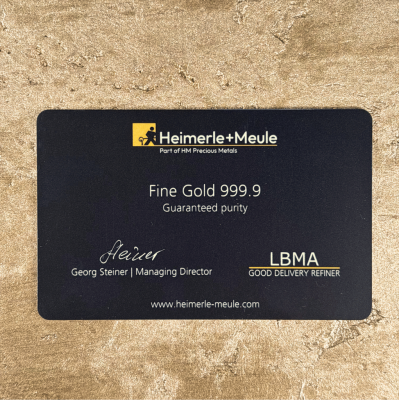 Heimerle + Meule - 0,5g - guldinvesteringstacka