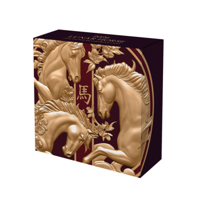 Trippel Lunar Horse (2026) -5 Oz silver proof samlarmynt