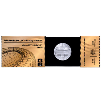 Stadium - 5 Oz - Silver samlarmynt (leverans 23.10.2025)