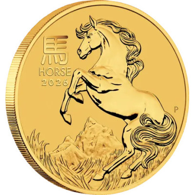 Lunar Horse (2026) - 1 Oz - guldinvesteringsmynt
