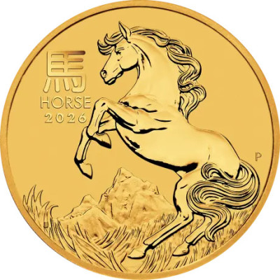 Lunar Horse (2026) - 1 Oz - guldinvesteringsmynt