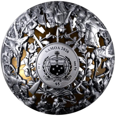 Revolution & Frihet - 2 Oz - Silver Samlarmynt (leverans 20.11.2025)