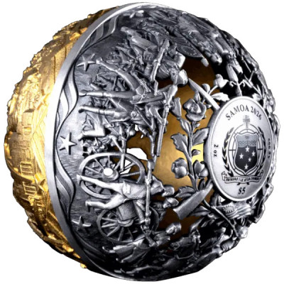 Revolution & Frihet - 2 Oz - Silver Samlarmynt (leverans 20.11.2025)