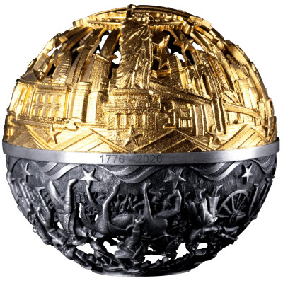 Revolution & Frihet - 2 Oz - Silver Samlarmynt (leverans 20.11.2025)