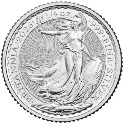 Britannia (2026) - 1/4 Oz - Silverinvesteringsmynt