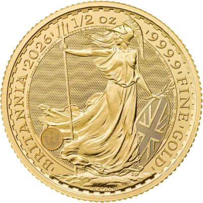 Britannia (2026) - 1/2 Oz - Guldmynt