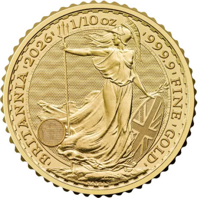 Britannia (2026) - 1/10 Oz - investeringsguldmynt