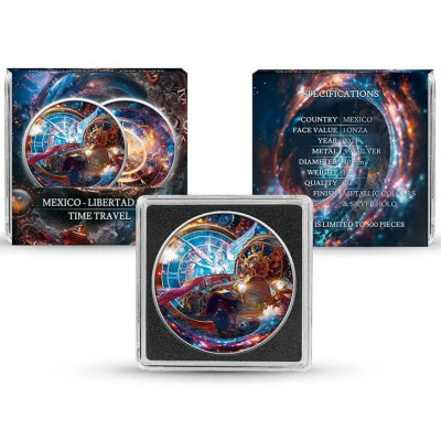 Mexiko Libertad (2024) - Tidsresa - Samlarmynt i silver