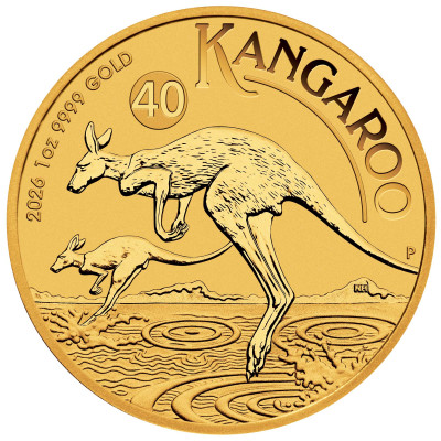 Australisk känguru (2026) - 1 Oz - Guldmynt