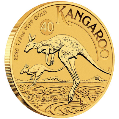 Australisk känguru (2026) - 1/2 Oz - guldinvesteringsmynt