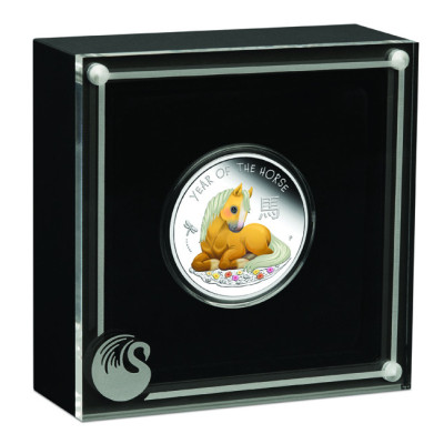Lunar Baby Horse - 1/2 Oz Silver Proof Samlarmynt