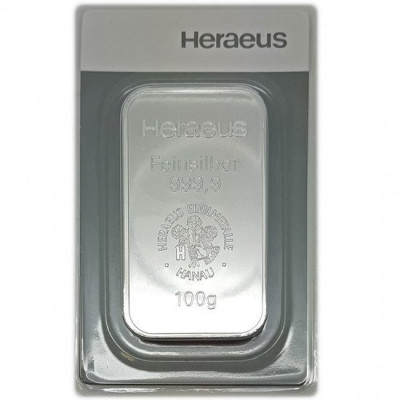 Argor-Heraeus 100 g - Investment silver bullion