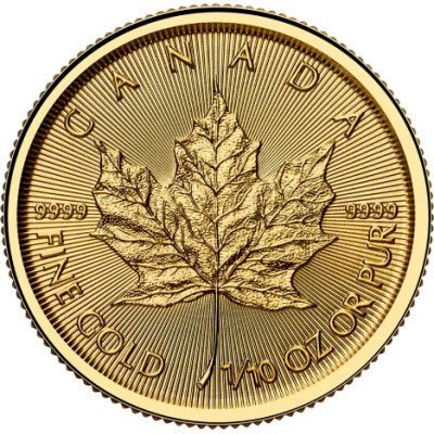 Maple Leaf (2026) - 1/10 Oz - guldinvesteringsmynt