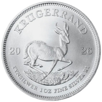 Krugerrand (2026) - 1 Oz - investeringsmynt i silver