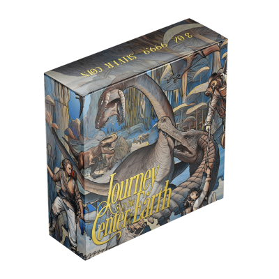 Resan till jordens medelpunkt (2026) - 3 Oz - silver proof samlarmynt