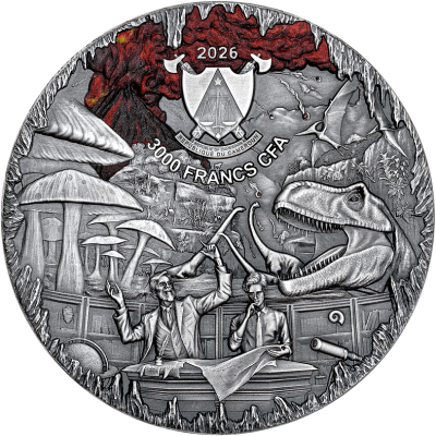 Resan till jordens medelpunkt (2026) - 3 Oz - silver proof samlarmynt