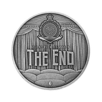 Metropolis (2025), sillent film classics - samlarmynt i silver