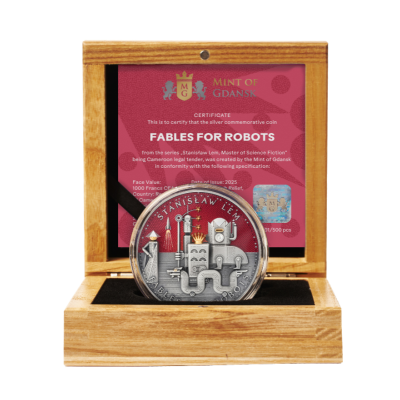 Stanislaw Lem - Fabler för robotar - 2 Oz - Silver Samlarmynt
