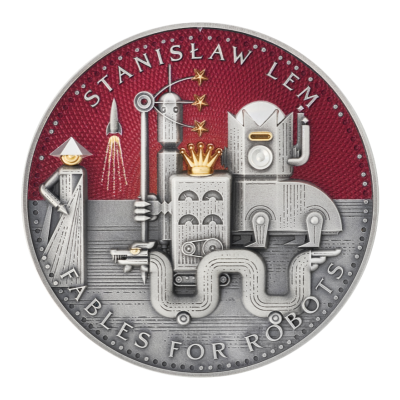 Stanislaw Lem - Fables for Robots - 2 Oz - Silver Collector Coin