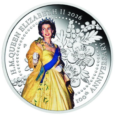 Drottning Elizabeth II - Silver Proof samlarmynt set