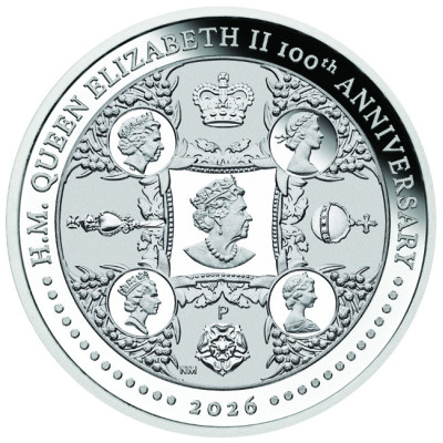 Drottning Elizabeth II - Silver Proof samlarmynt set