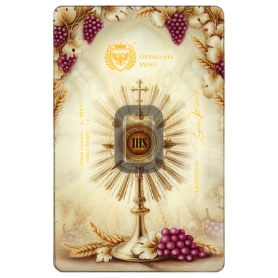 Germania Mint - 1g "Första Heliga Kommunionen" II - investeringsguldtacka