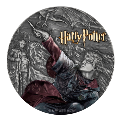Harry Potter och den flammande bägaren - 2 Oz Silver Samlarmynt