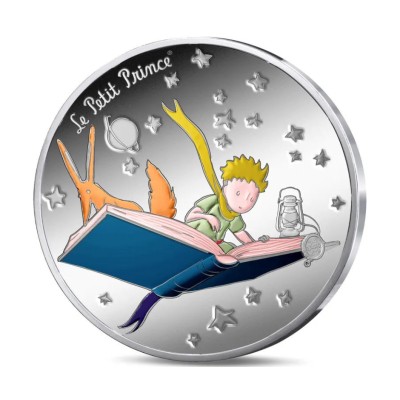 Lilla prinsen - bok - 22,5g - silver proof samlarmynt
