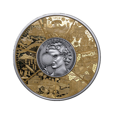 Agatha Christie (2026) - 5 Oz Silver Samlarpusselmynt