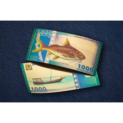 Tanzaniska 1000 Shilling Lake Tanganyika Havskatt