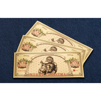 Santa Bucks Aurum - 24k Gold Bill