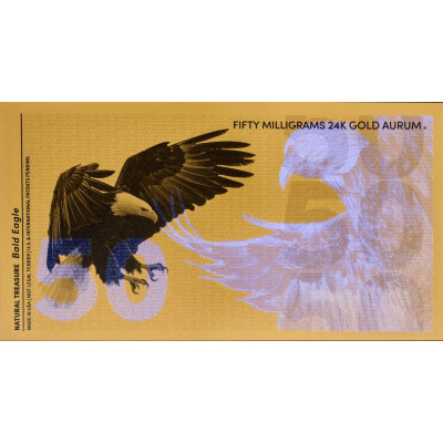 Bald Eagle Aurum - 24k guld Bill (50 mg)