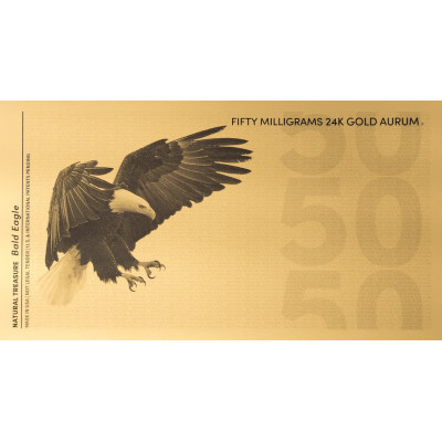 Bald Eagle Aurum - 24k guld Bill (50 mg)