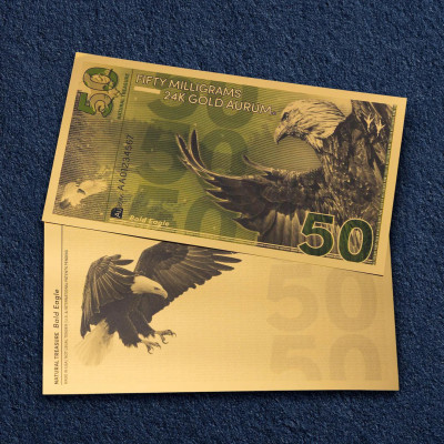Bald Eagle Aurum - 24k guld Bill (50 mg)