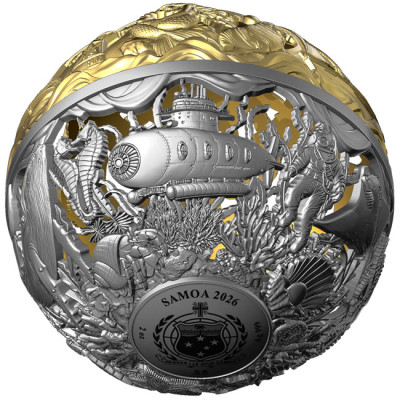 Hav och yta - 2 Oz - Silver samlarmynt