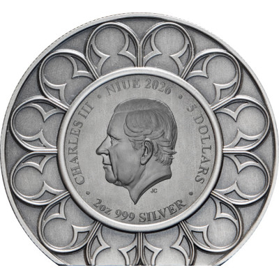 Imperial State Crown (2026) – 2 oz – samlarmynt i silver, proof-kvalitet